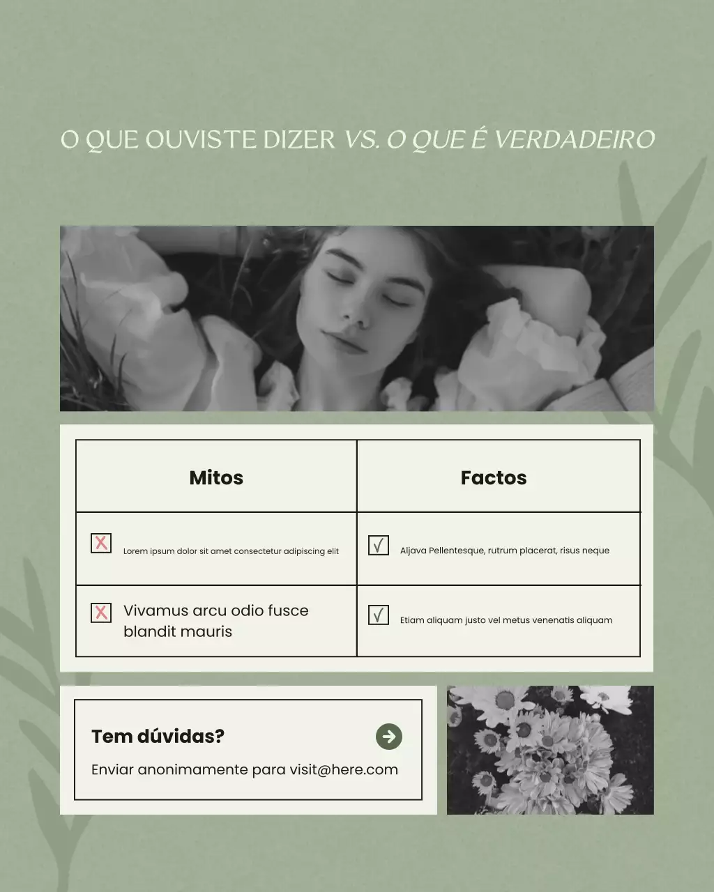 Postagem no Instagram sobre saúde feminina