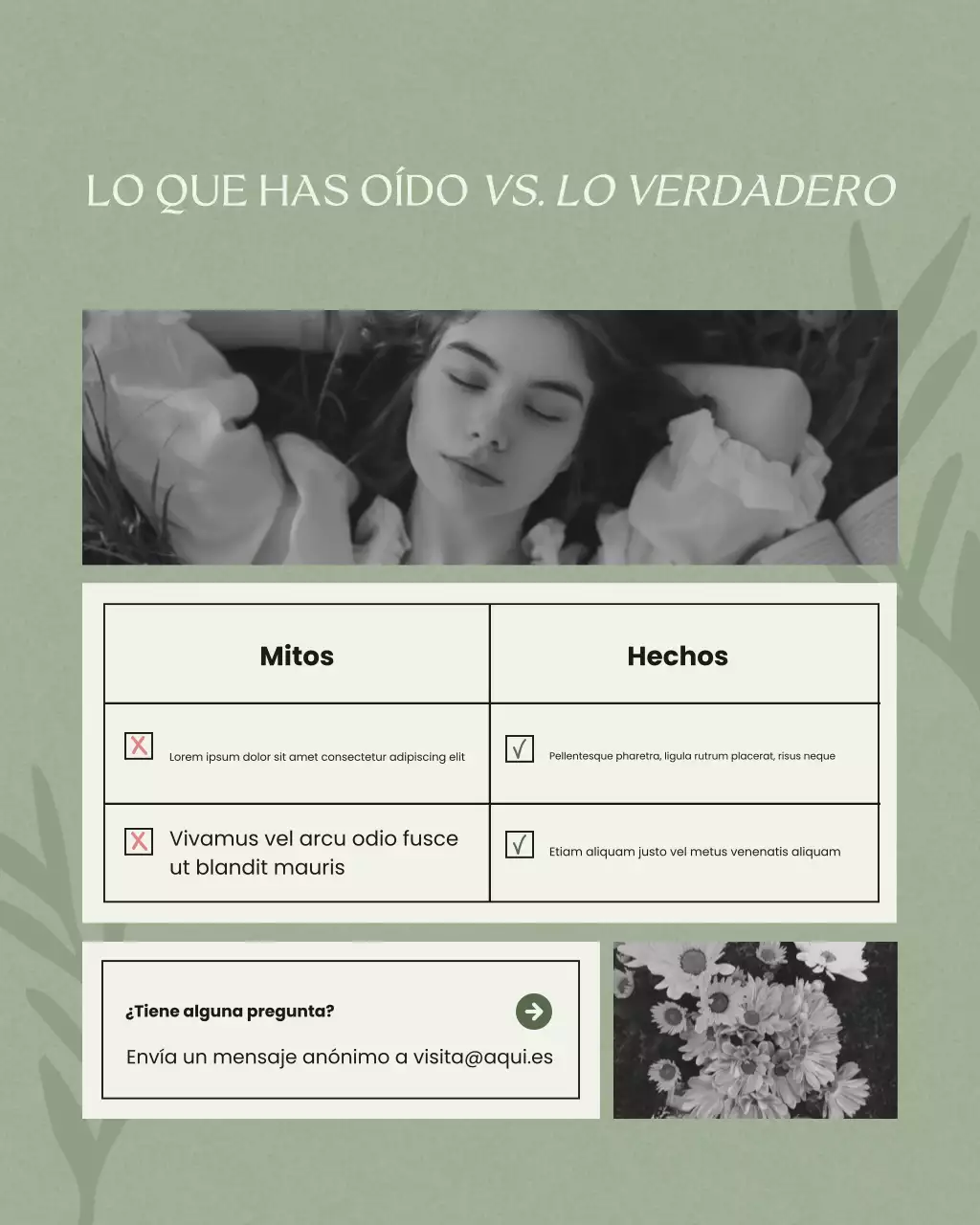 Publicación de Instagram sobre salud femenina