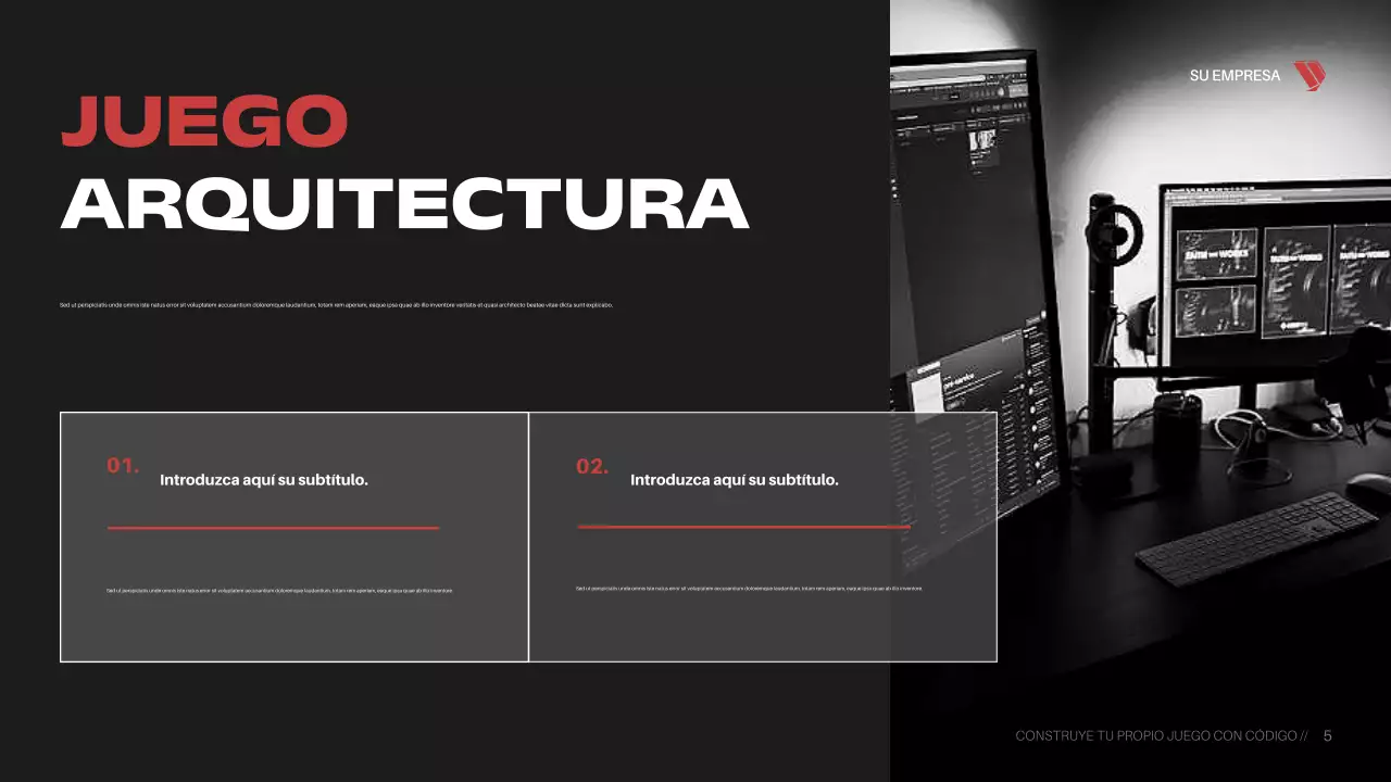 Presentación del curso Red Cyber ​​Game