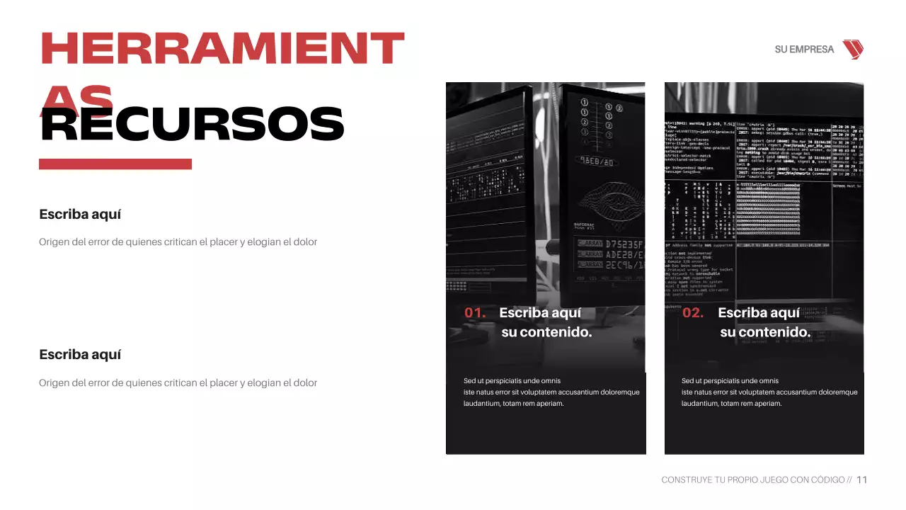 Presentación del curso Red Cyber ​​Game