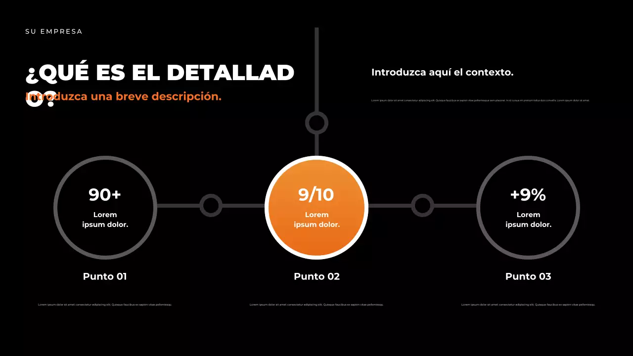 Presentación de la guía de coches modernos de color negro