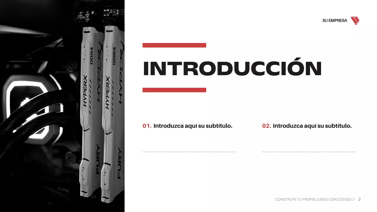 Presentación del curso Red Cyber ​​Game