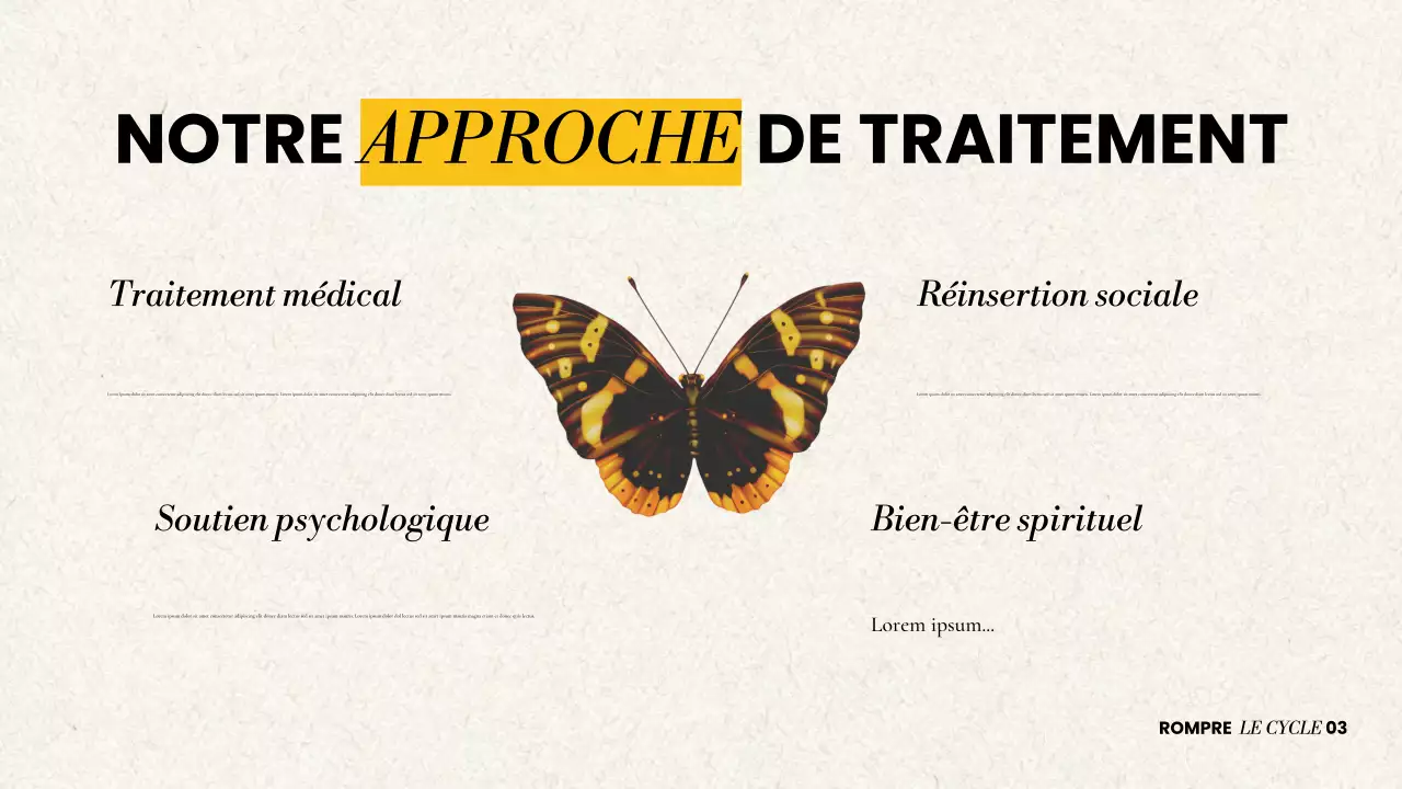 Présentation sur la guérison moderne de la toxicomanie
