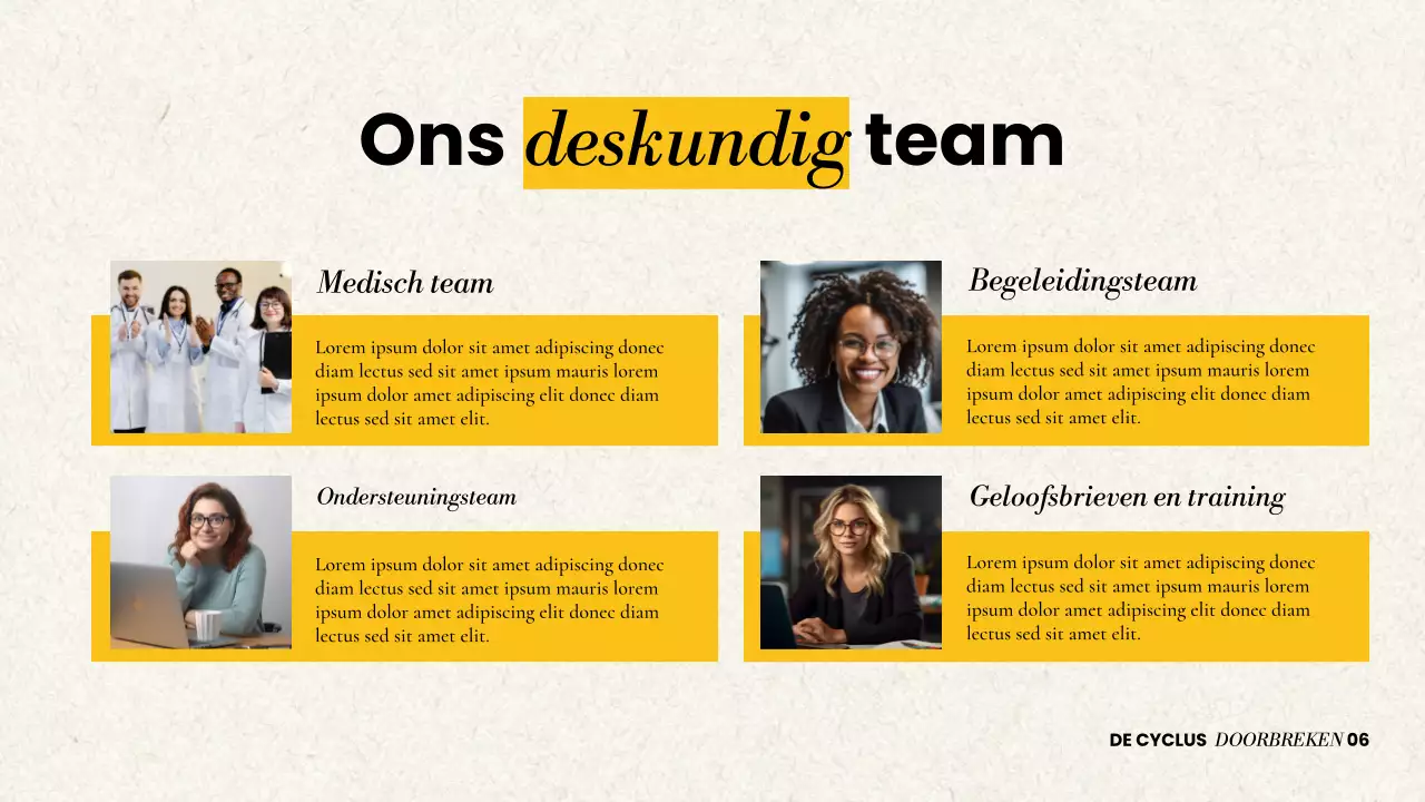 Presentatie over modern herstel van middelenmisbruik