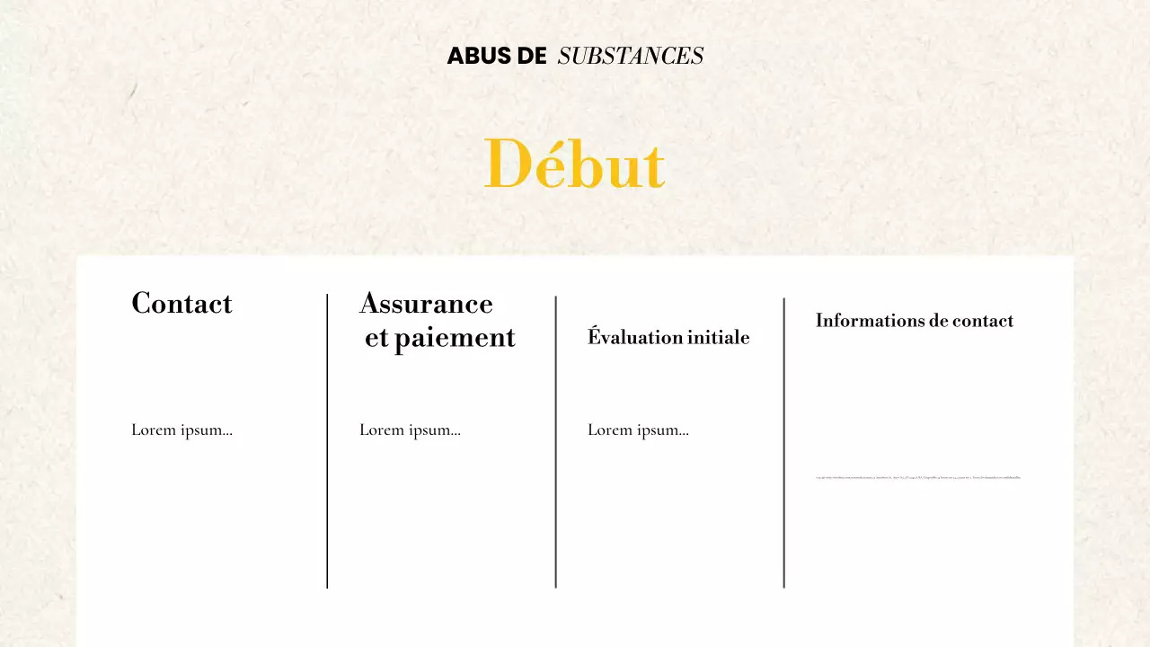 Présentation sur la guérison moderne de la toxicomanie