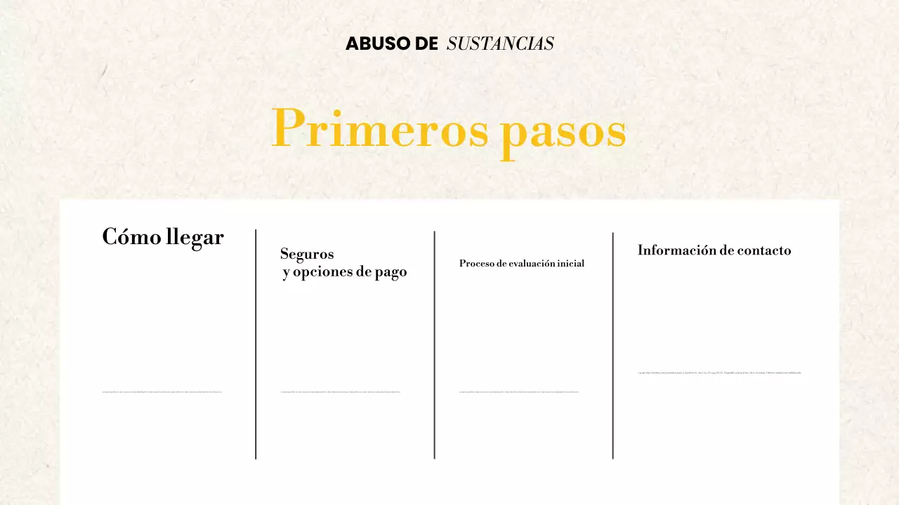 Presentación sobre la recuperación moderna del abuso de sustancias