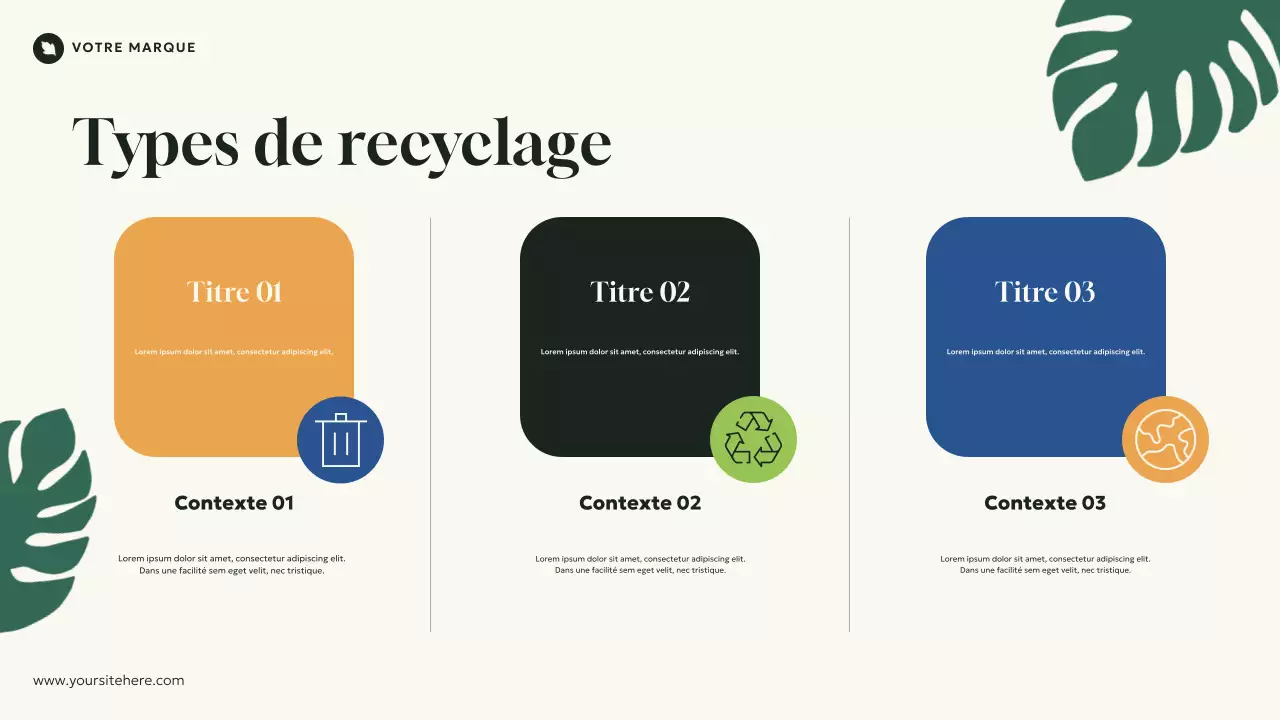 Présentation d'introduction à l'écologie verte, naturelle et moderne