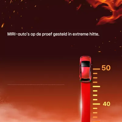 Rood gemarkeerde auto-advertentie