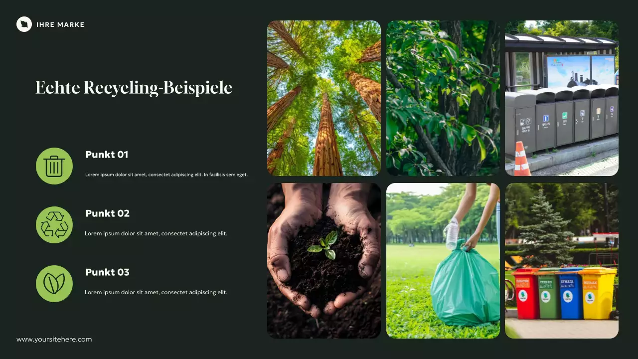 Grüne, natürliche, moderne Einführung in die Ökologie Präsentation