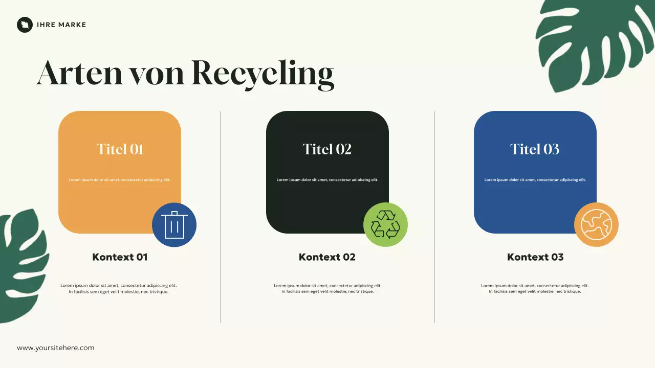 Grüne, natürliche, moderne Einführung in die Ökologie Präsentation