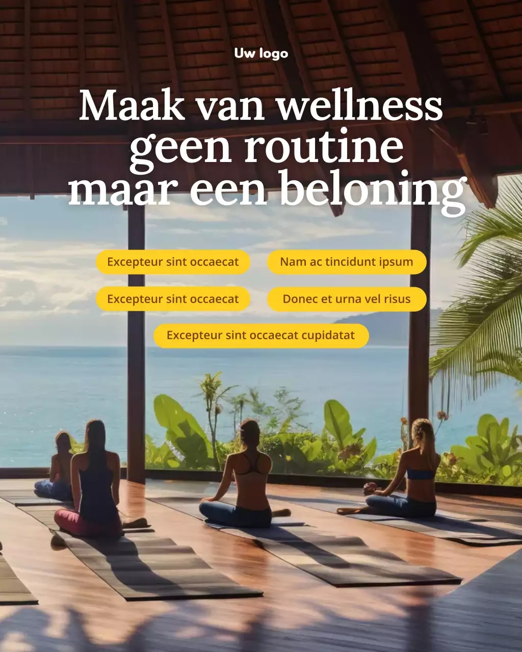 Instagram-bericht over de Orange Minimal Wellness Routine