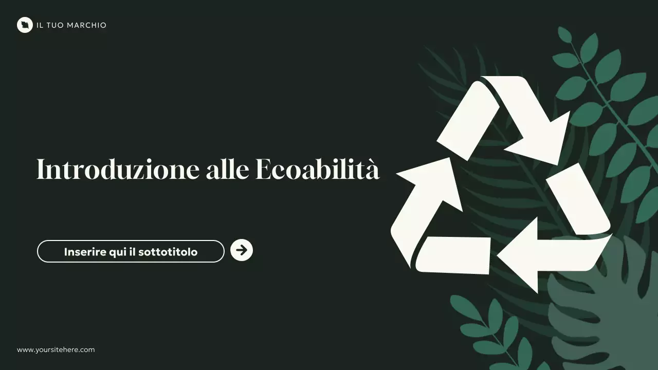 Presentazione Introduzione all'Ecologia Moderna Naturale Verde
