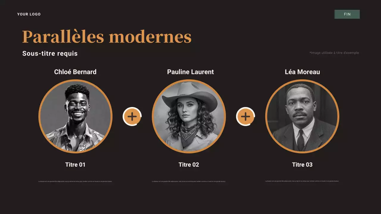 Présentation vintage marron et orange de la Grande Dépression de 1929