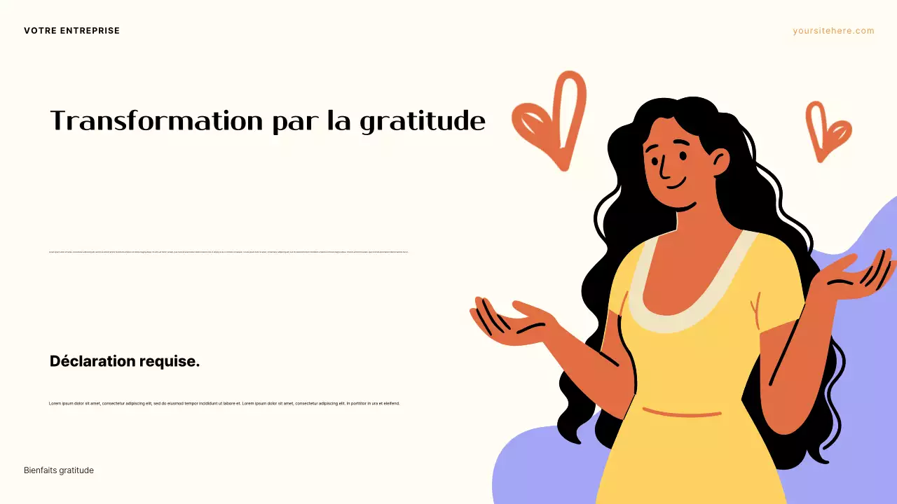 Présentation de l'esthétique violette et orange : Le pouvoir de la gratitude