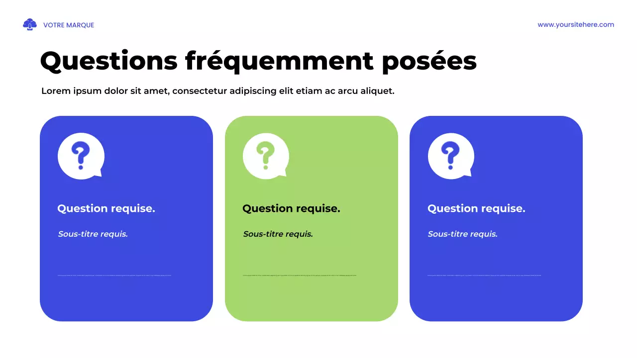 Présentation illustrative d'une étude sur la santé en bleu et vert