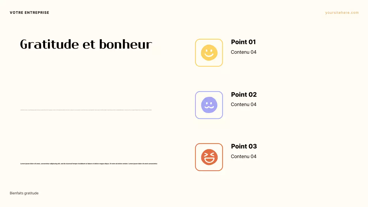 Présentation de l'esthétique violette et orange : Le pouvoir de la gratitude