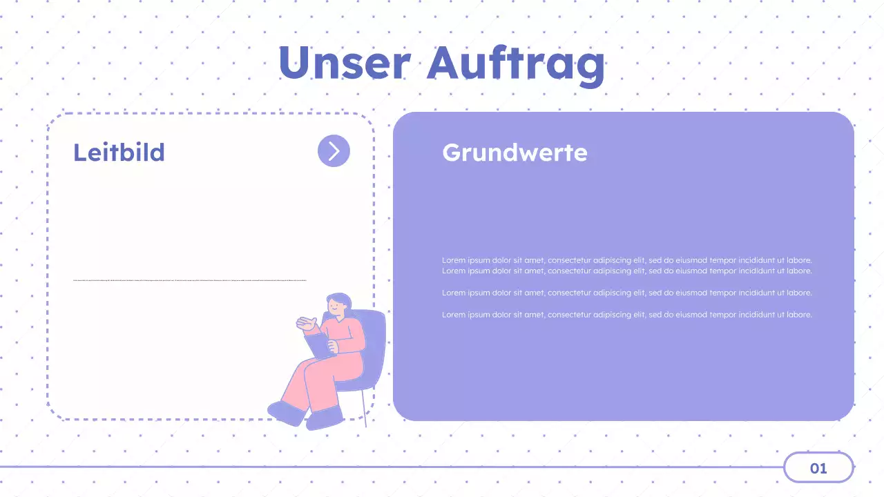 Purple Minimal-Behandlungszentren Präsentation