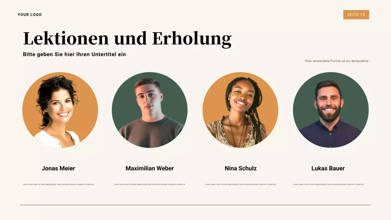 Braune und orangefarbene Vintage-Präsentation zur Weltwirtschaftskrise von 1929