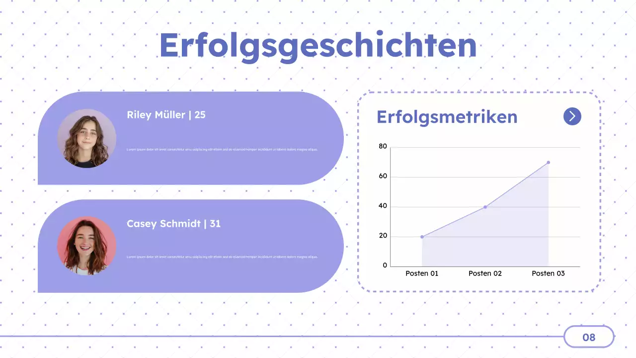 Purple Minimal-Behandlungszentren Präsentation