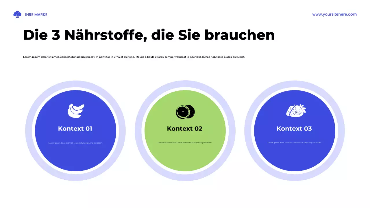 Blau und Grün Illustrativ Eine Gesundheitsstudie Präsentation