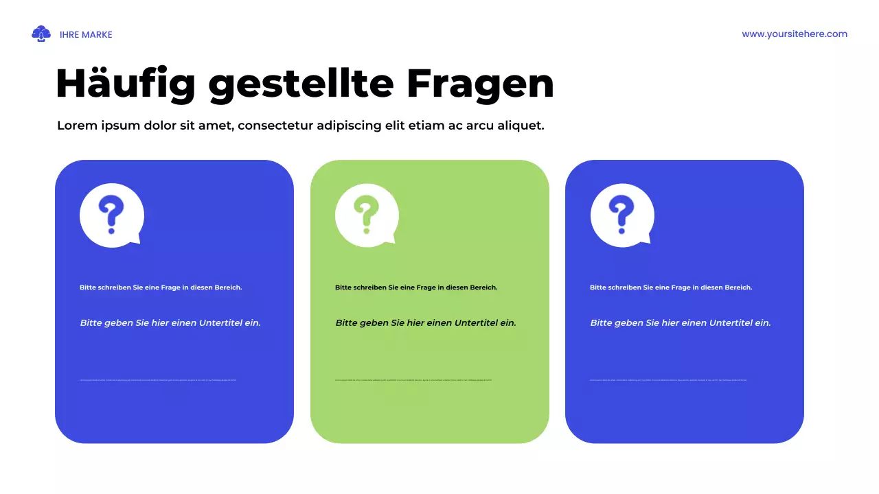 Blau und Grün Illustrativ Eine Gesundheitsstudie Präsentation