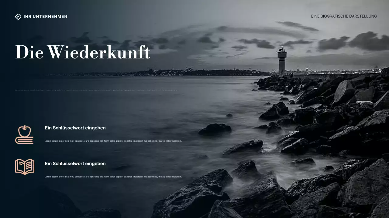 Lila-Blau- und Creme-Farbverlauf William Butler Yeats Biografie Präsentation