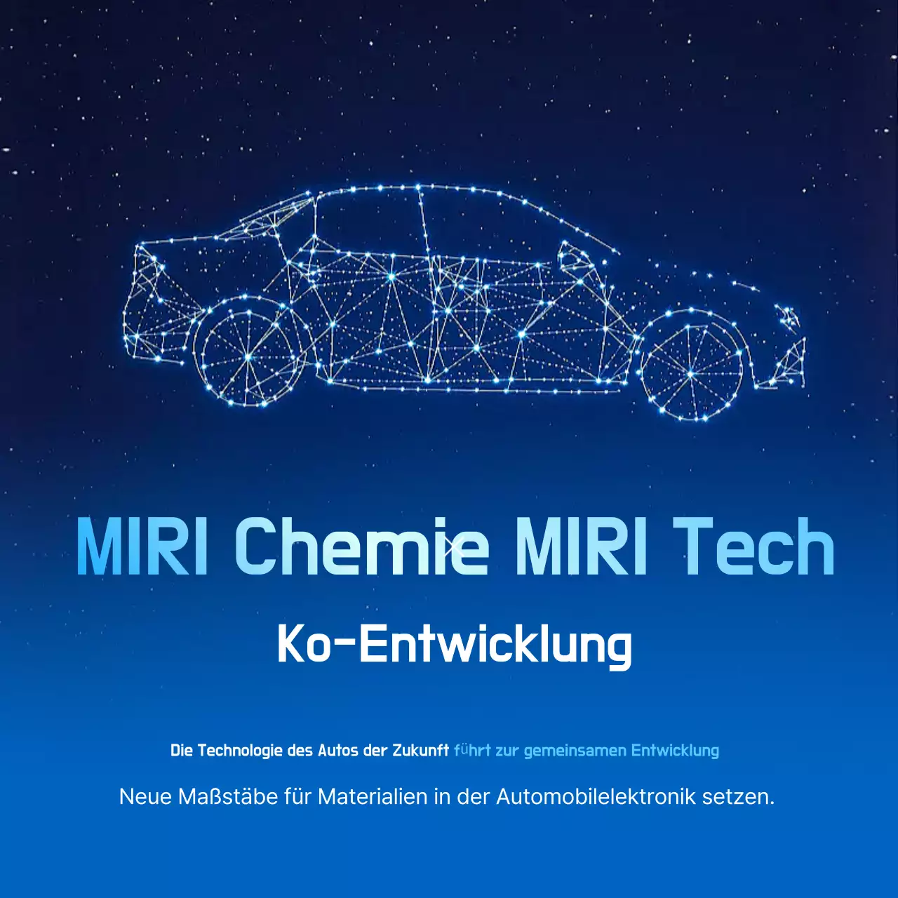 Blue Cyber ​​​​Car Technologieförderung