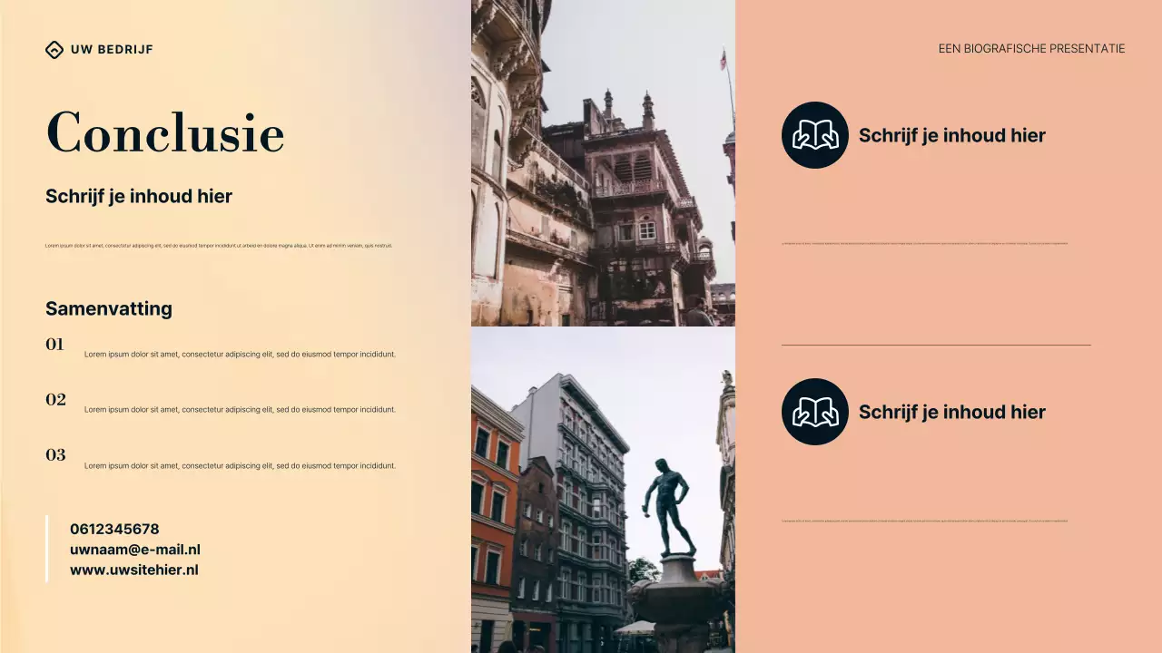 Paarsblauw en crème gradiënt William Butler Yeats Biografie Presentatie