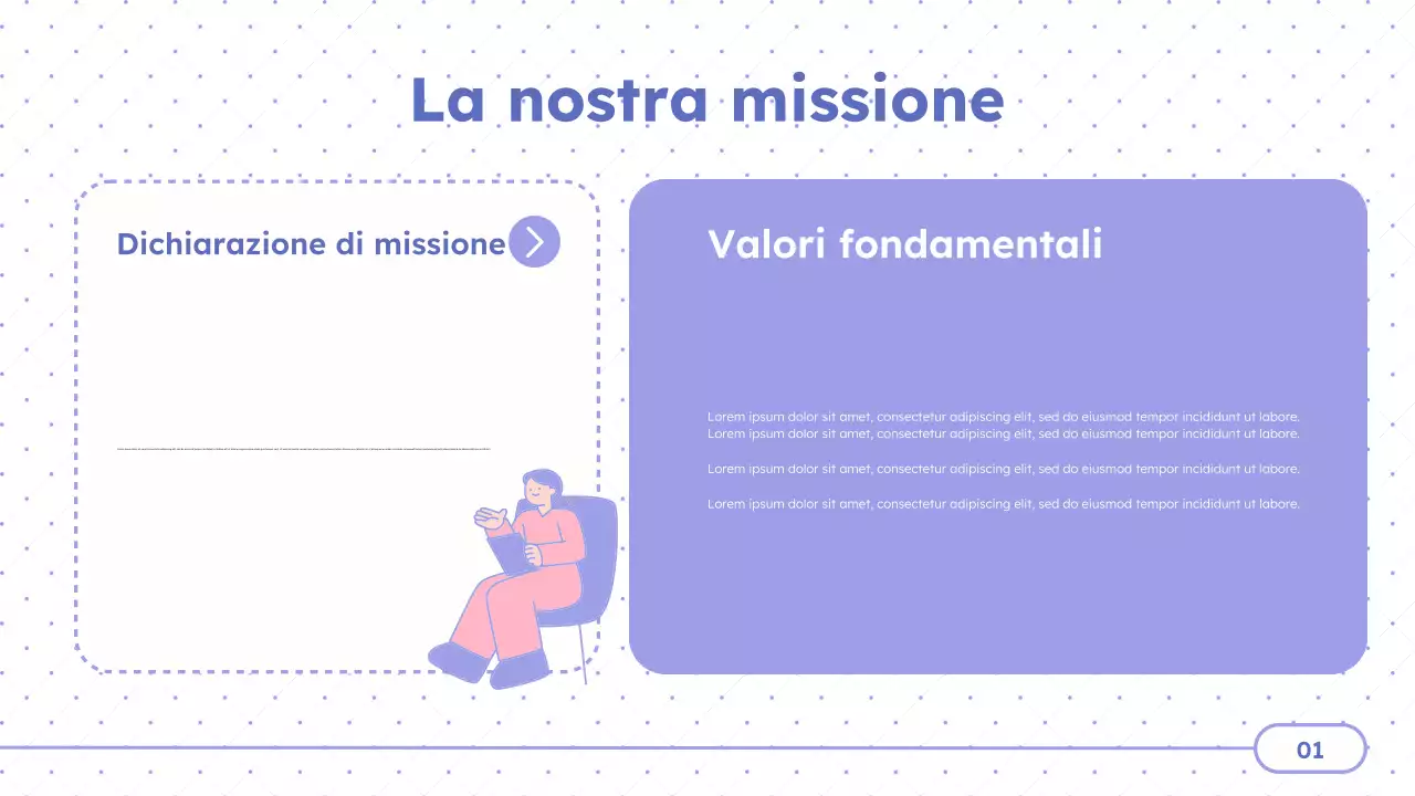 Presentazione dei centri di trattamento minimo viola