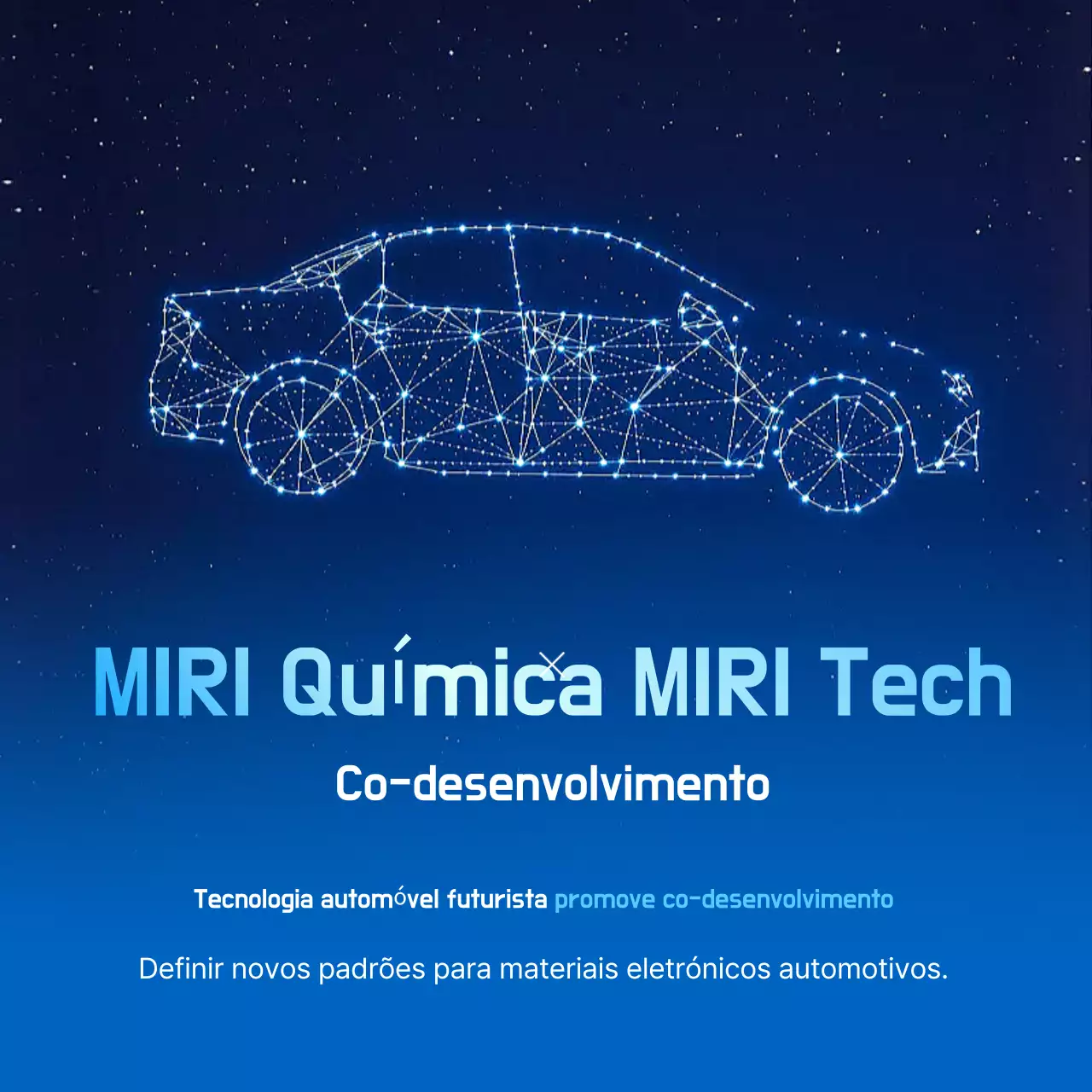 Promoção da Tecnologia Blue Cyber ​​​​Car