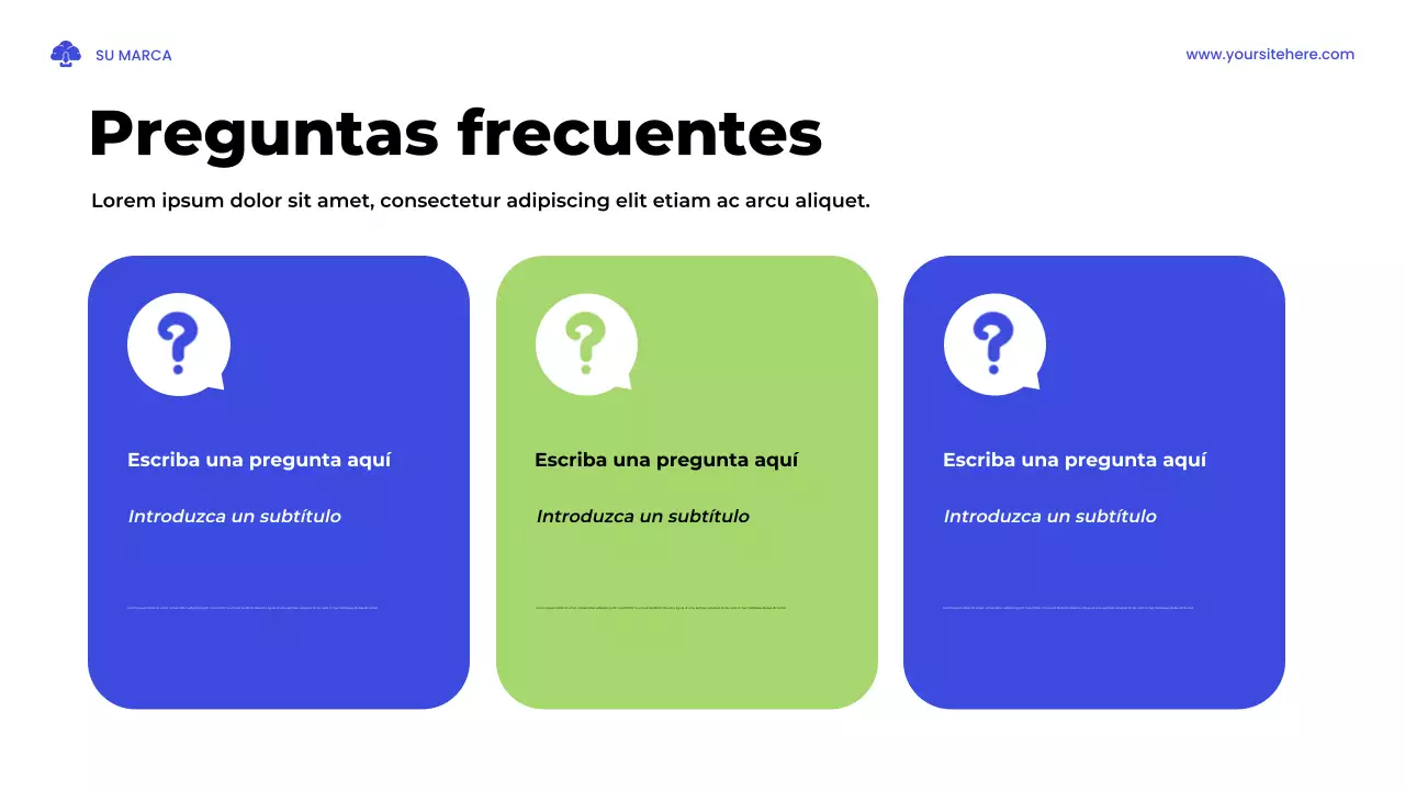 Presentación ilustrativa de un estudio de salud en azul y verde