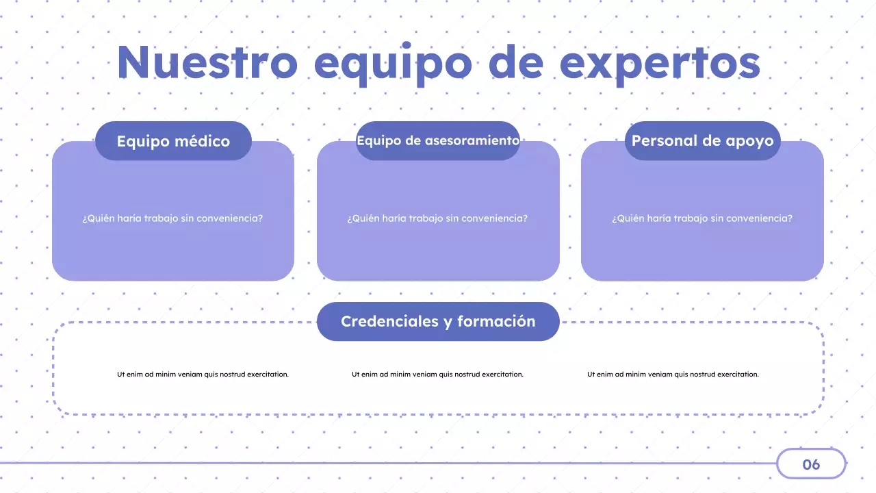 Presentación de Purple Minimal Treatment Centers