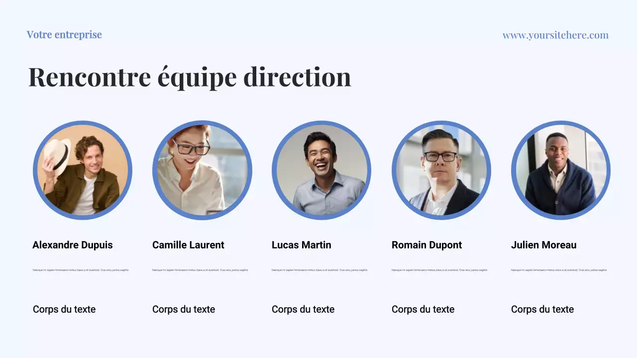 Présentation du document de plan d'affaires Blue Classic