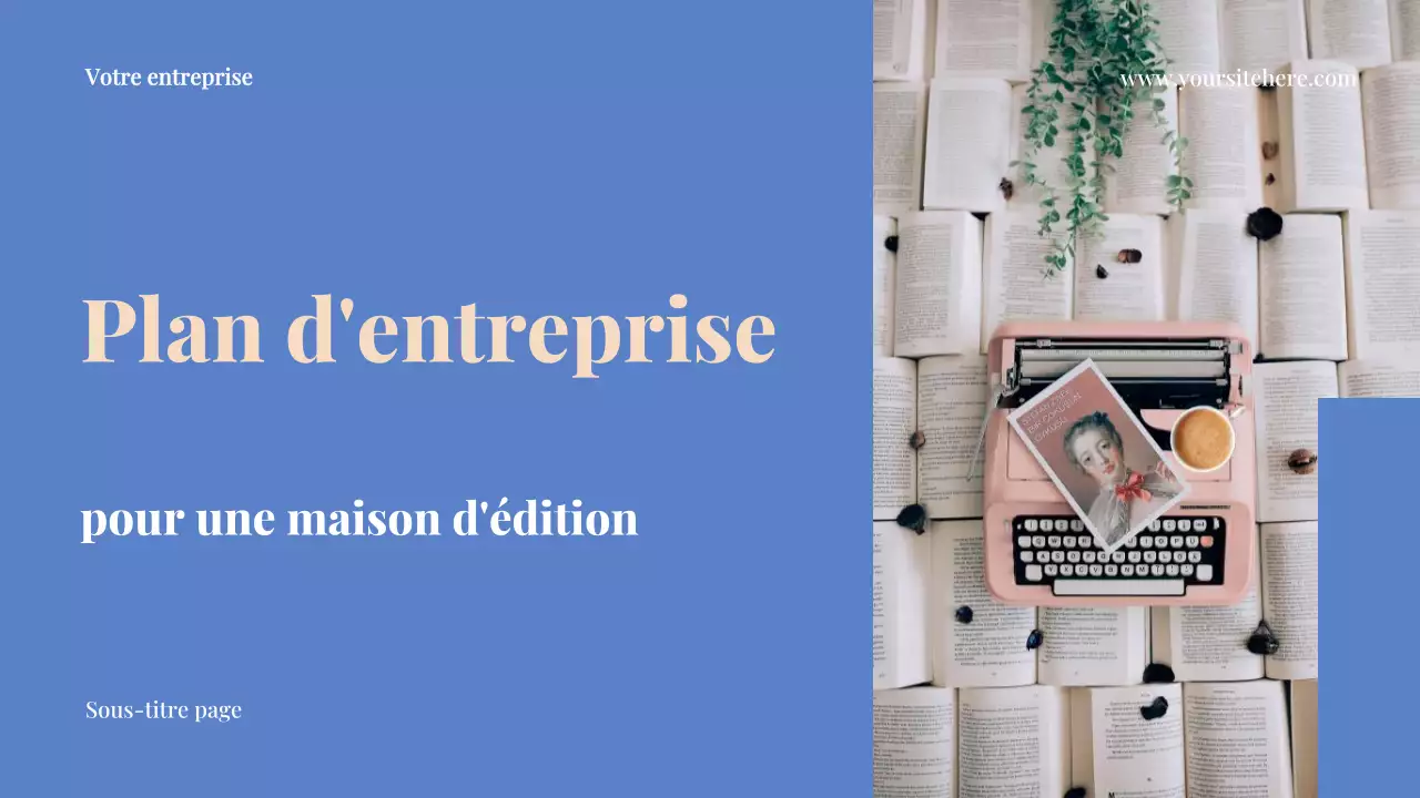 Présentation du document de plan d'affaires Blue Classic