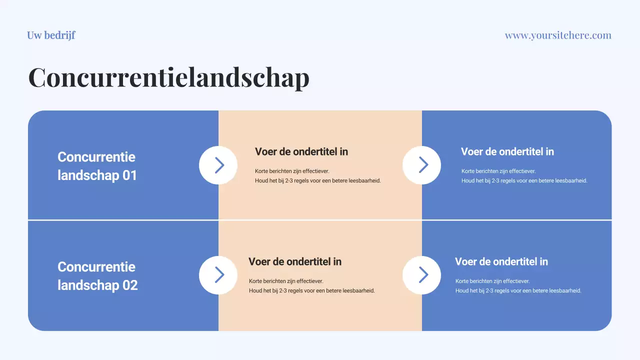 Presentatie van het Blue Classic Business Plan Document
