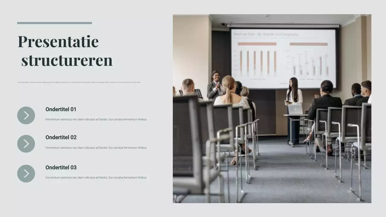 Presentatiegids Groene Moderne Presentatie