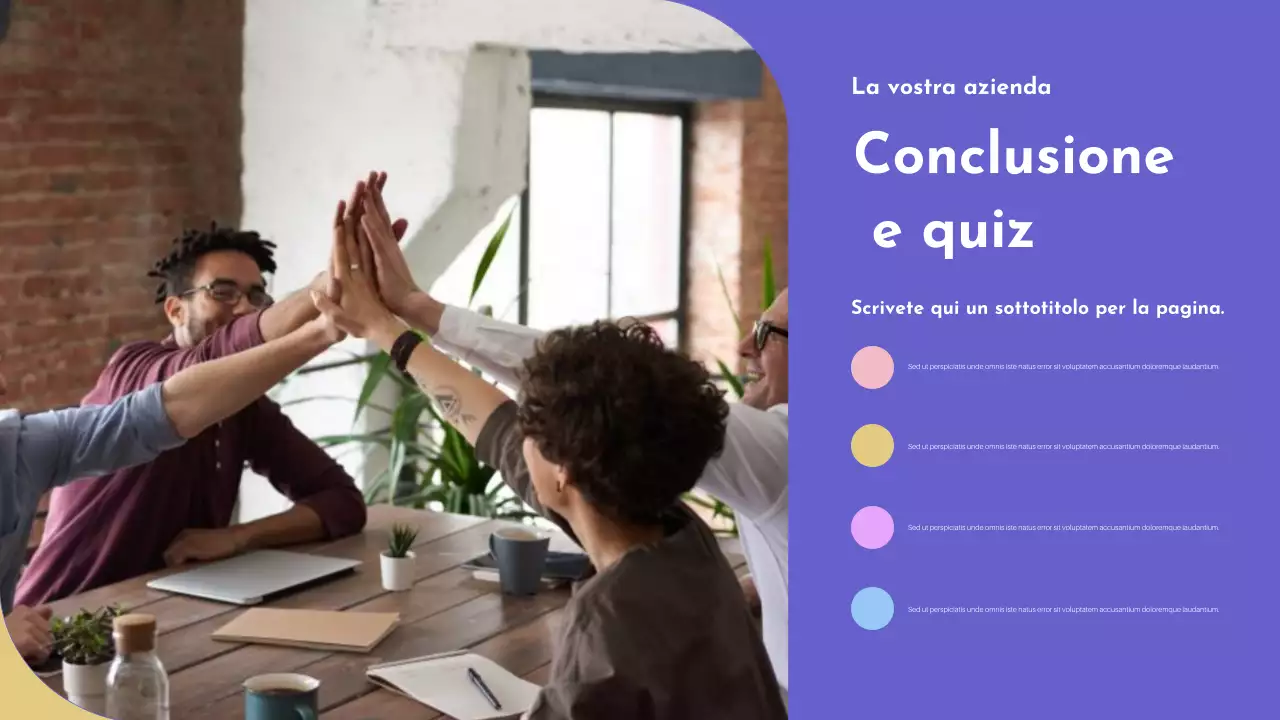 Presentazione dell'annuncio sulla diversità culturale colorata