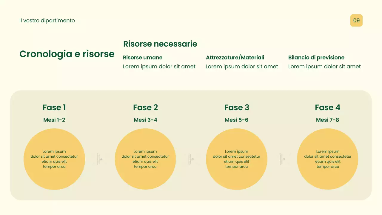 Presentazione della ricerca professionale gialla