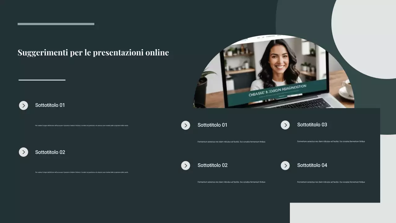 Presentazione della Guida alla Presentazione Moderna Verde