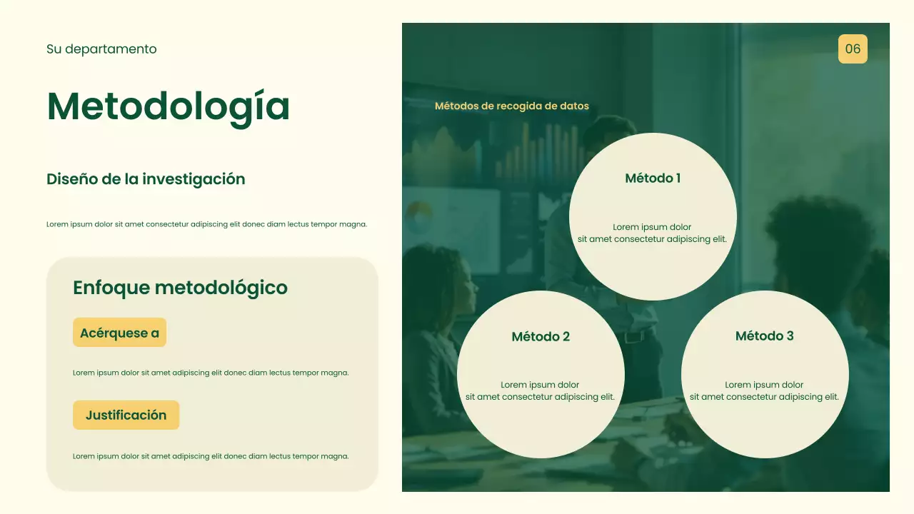 Presentación de investigación profesional amarilla