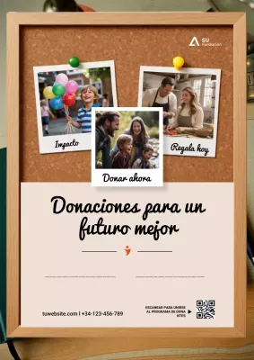 Promoción benéfica rústica marrón