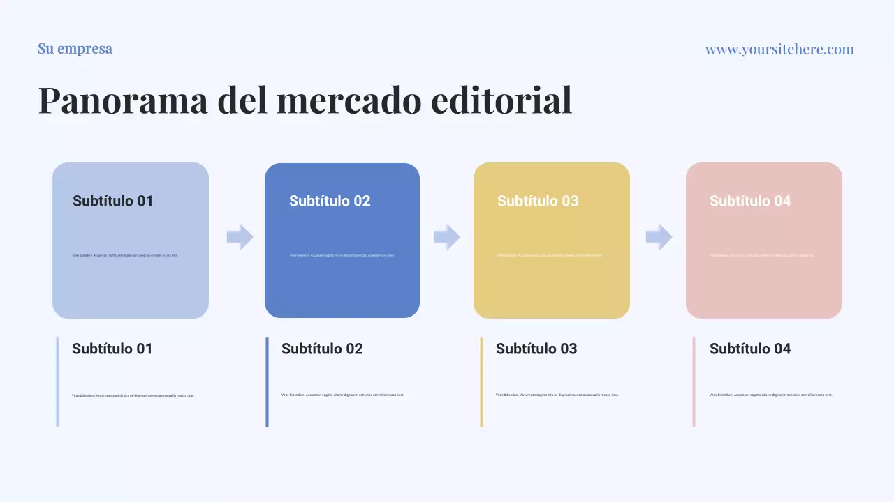 Presentación del documento del plan de negocios clásico azul