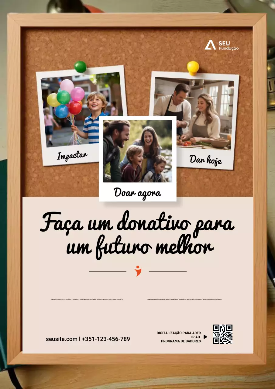promoção de caridade rústica marrom