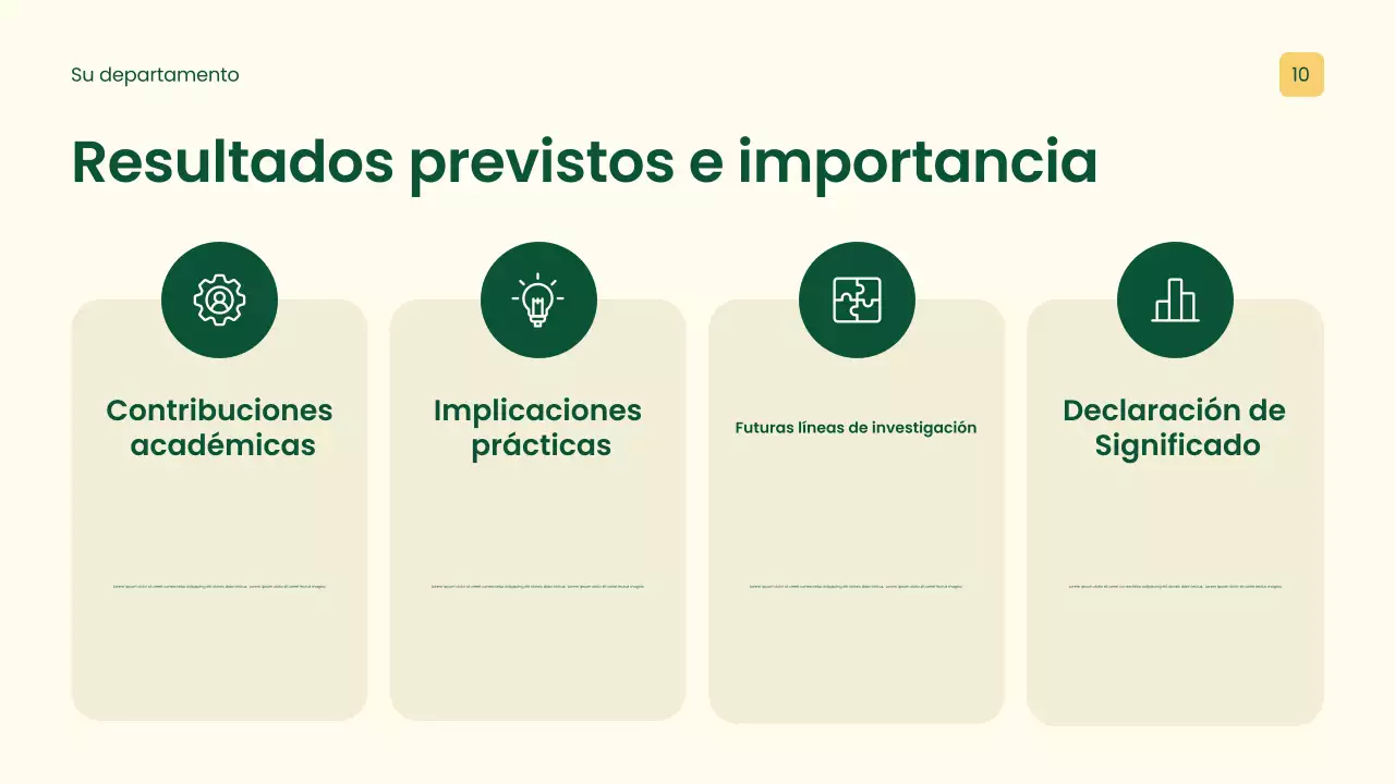 Presentación de investigación profesional amarilla