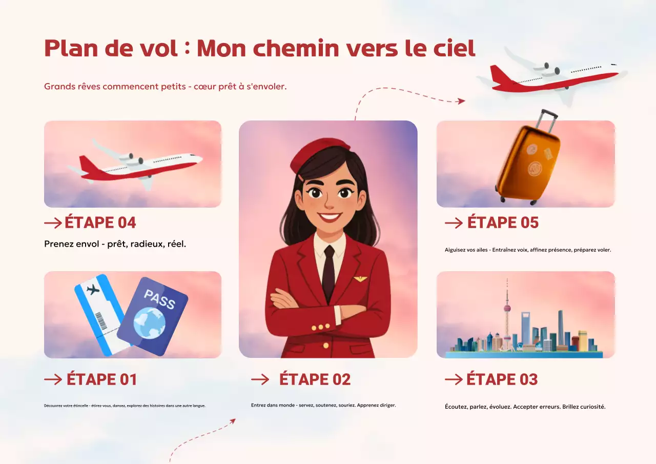 Présentation du guide de l'aviation moderne rouge