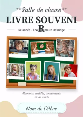 Agenda scolaire classique neutre