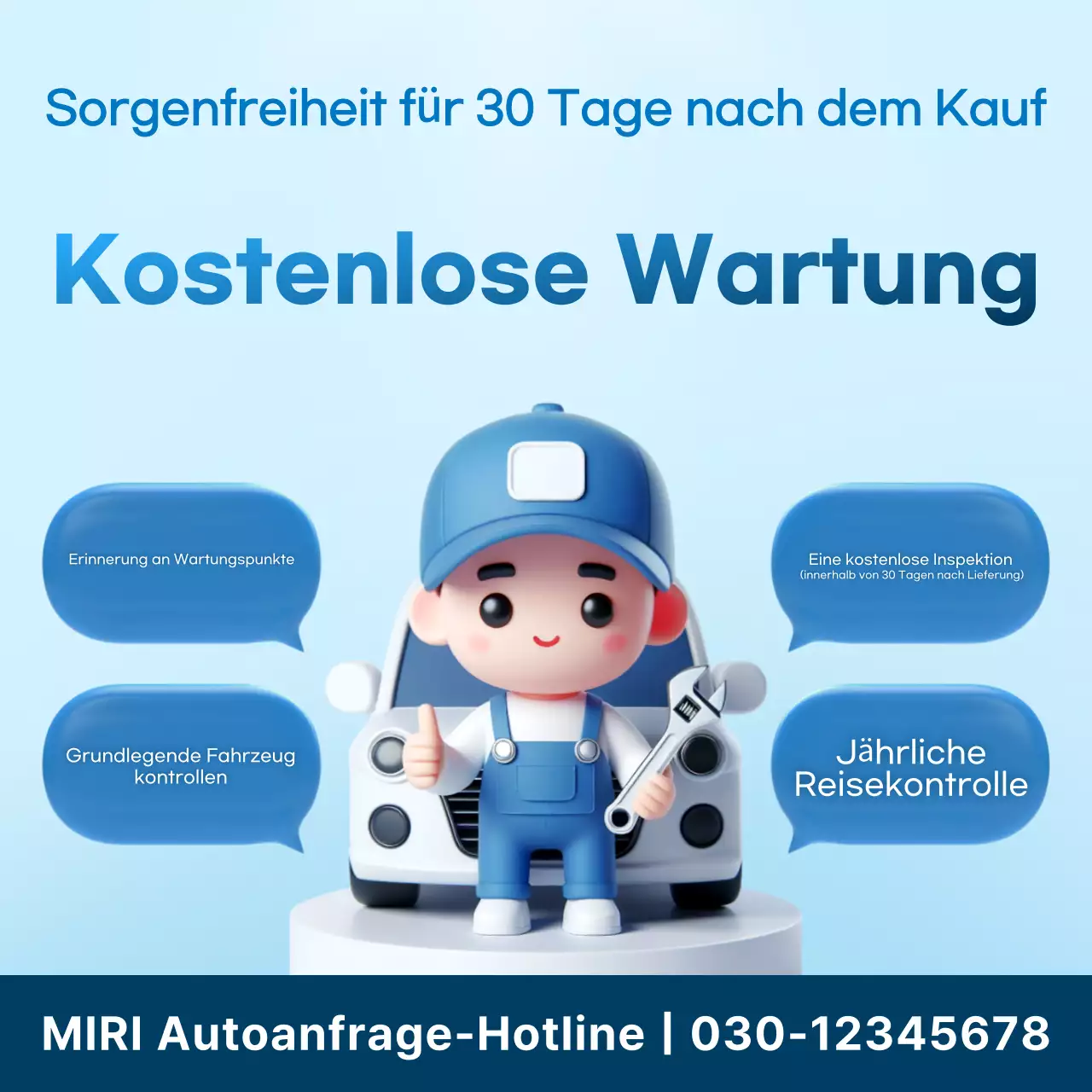 Sky Blue Baby Auto-Inspektionshandbuch