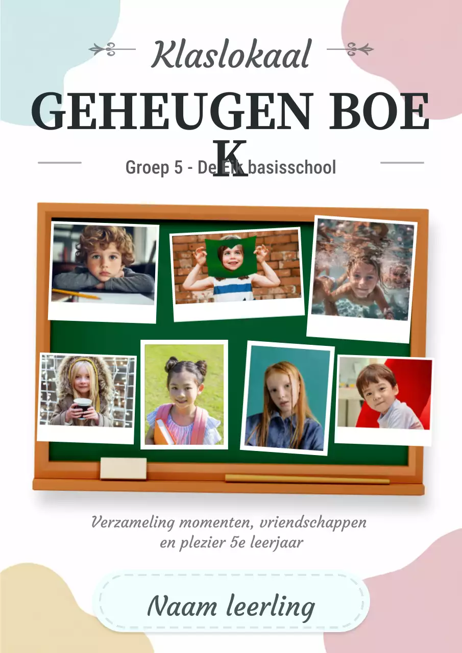 Neutrale Klassieke Schooljaarboekplanner