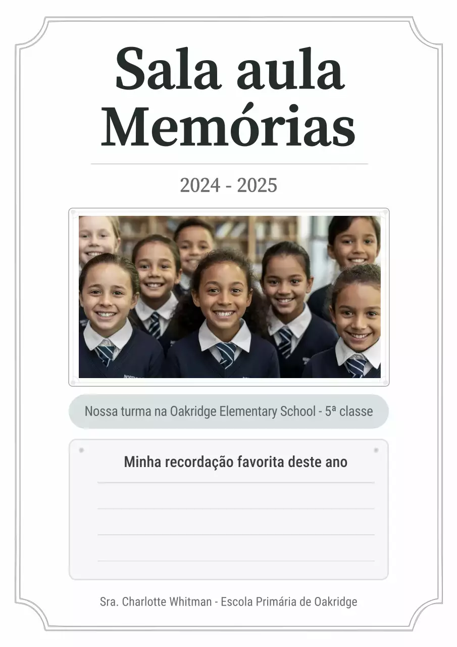 Livro de histórias da escola White Classic