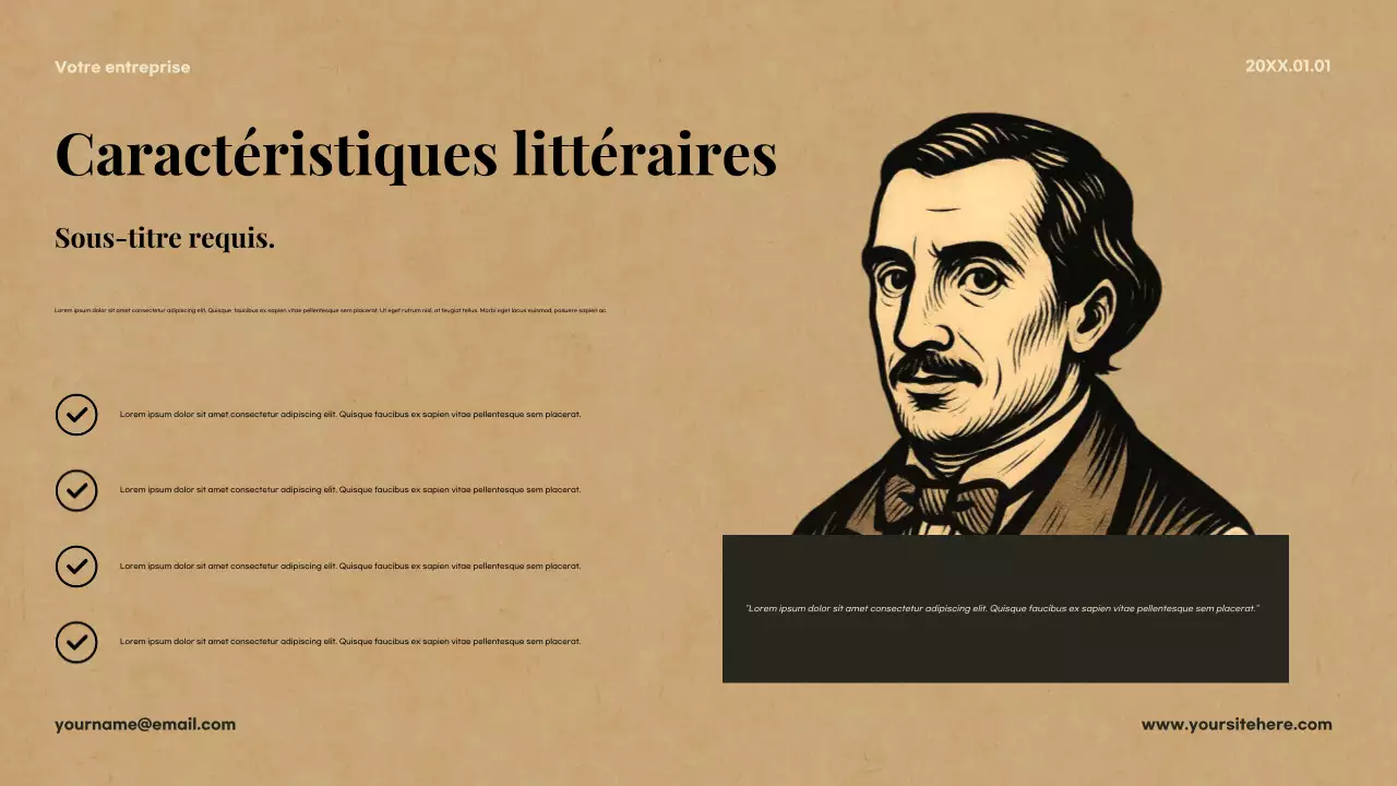 Présentation de la littérature classique beige